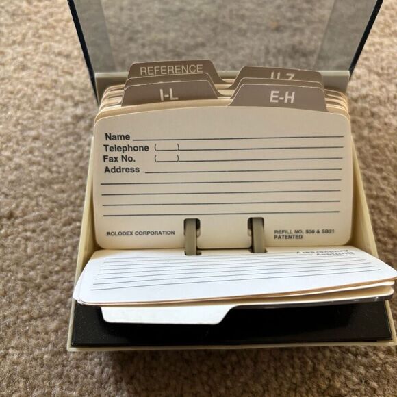 Rolodex S-3000 Small Address Phone Card File - Picture 3 of 6